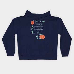 Pride and Summertime before Fall Kids Hoodie